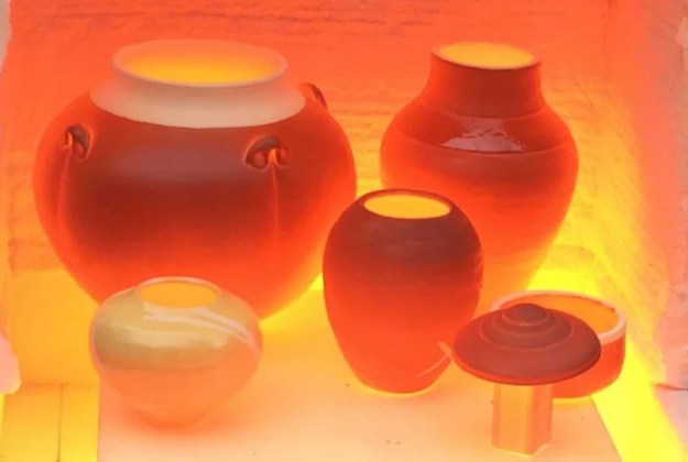 raku kiln firing